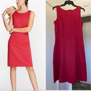Brooks Brothers Red Sleeveless Sheath Dress